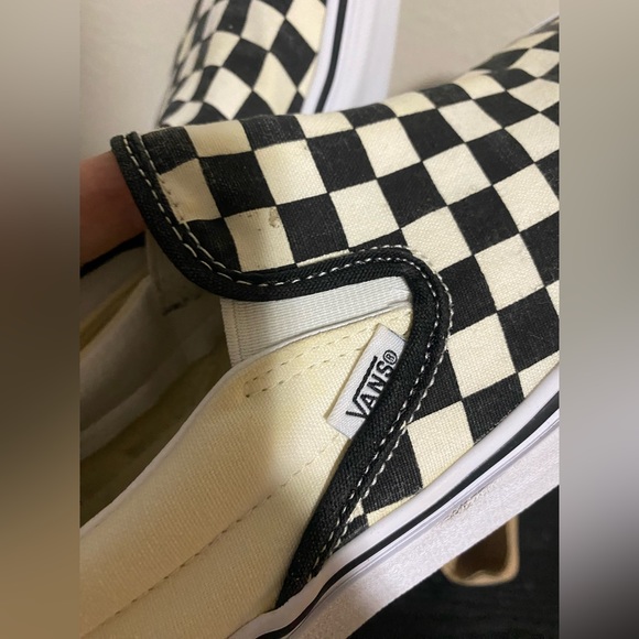 🔥Used Vans black and white checkered- W-10 M- 8.5 - Picture 11 of 12